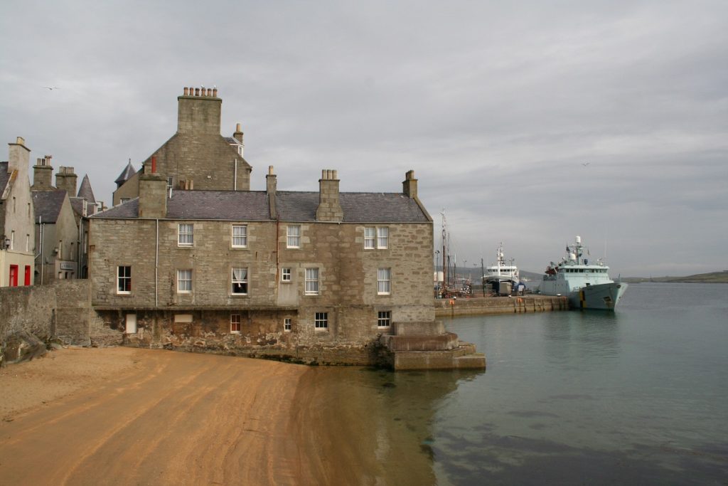 Bains Beach, Lerwick, Shetland