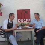 Malcolm Duck and Chef Jonny Dunbar