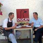 Malcolm Duck and Chef Jonny Dunbar