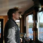 At the Helm of MV Glen Tarsan