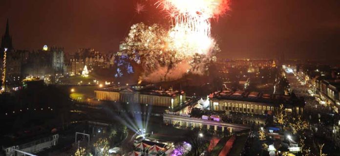 Edinburgh's Hogmanay Fireworks