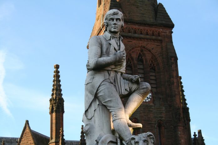 Statue of Robert Burns, Dumfries, Dumfries & Galloway