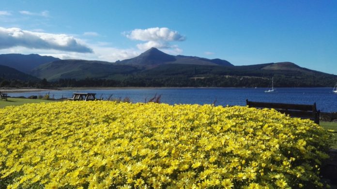 Goatfell seen from Brodick, Isle of Arran