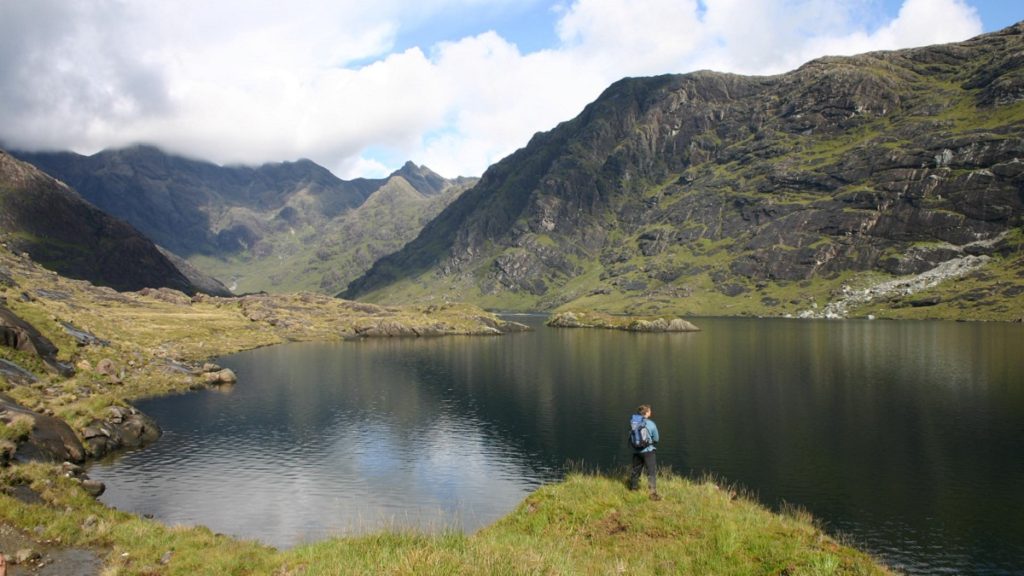 Robin at Loch Coruisk Skye