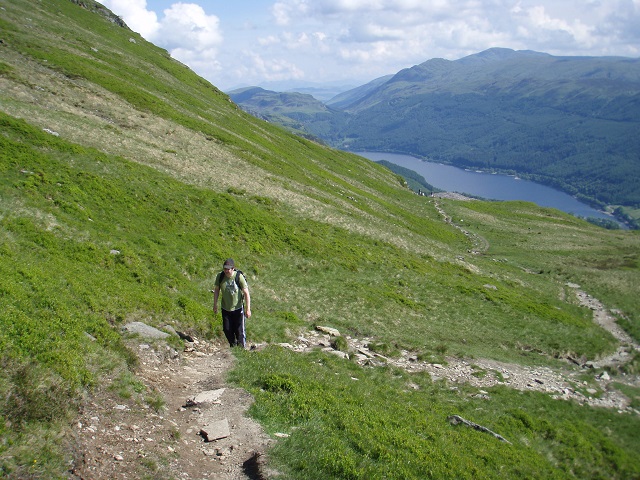 Hill walking on Ben Ledi