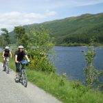 Cycling around Loch Lubnaig