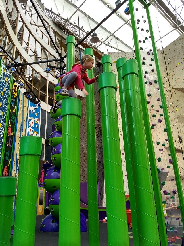 Conquering the Leap 'n Laugh at Clip 'n Climb, EICA: Ratho