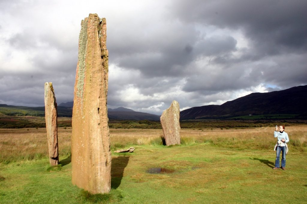 Machrie Moor Standing Stones, Arran, Scotlan