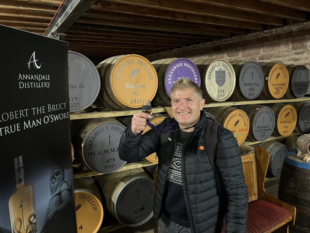Robin at Annandale Distillery