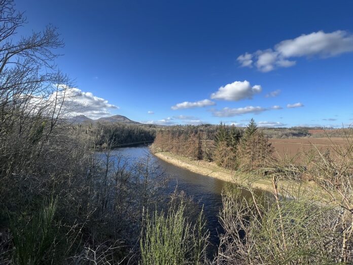 The Eildon Hills and The Tweed