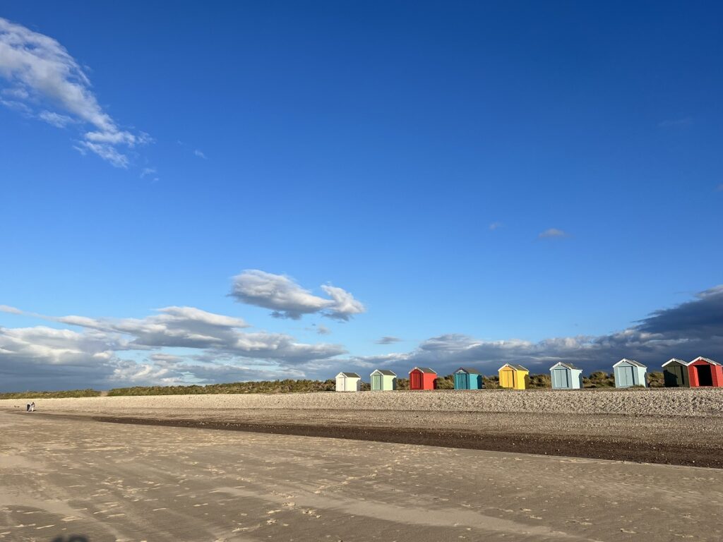 Beach Huts, Findhorn Beach