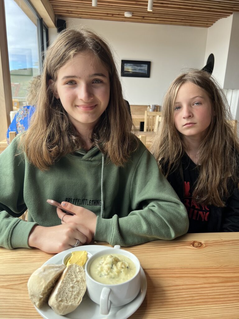 The McKelvie Girls at Galmisdale Bay Cafe & Bar 